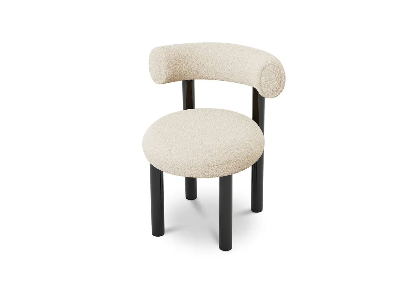 Fat Dining Chair - White