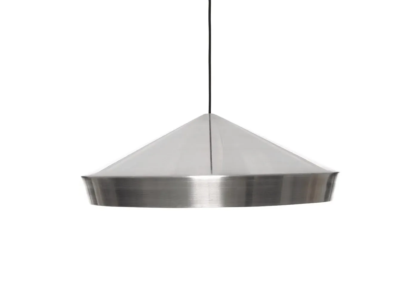 Flat LED Pendant Light - Silver, Aluminium image