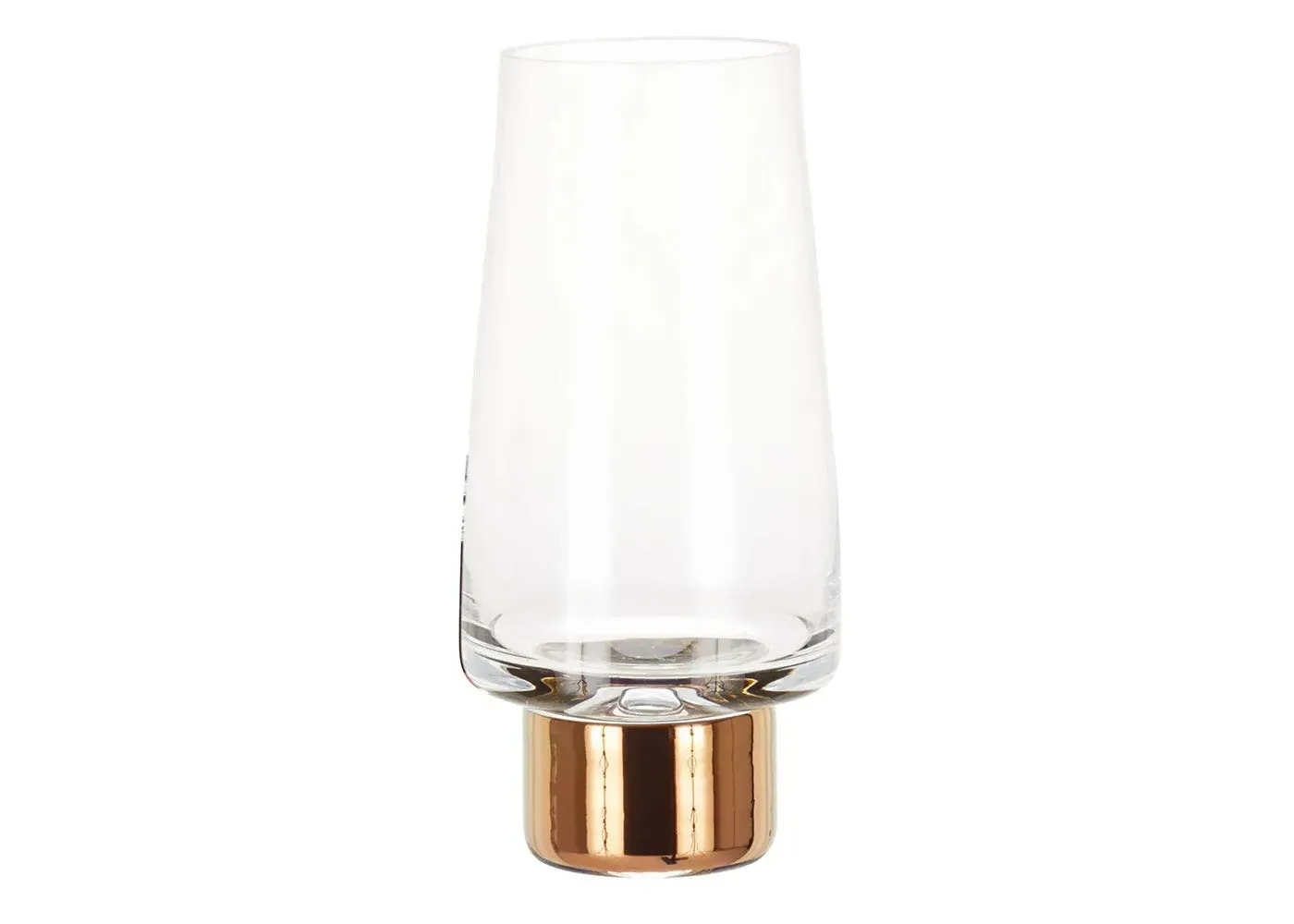 High Ball Glass Set of 2 - Clear, Hand Blown image