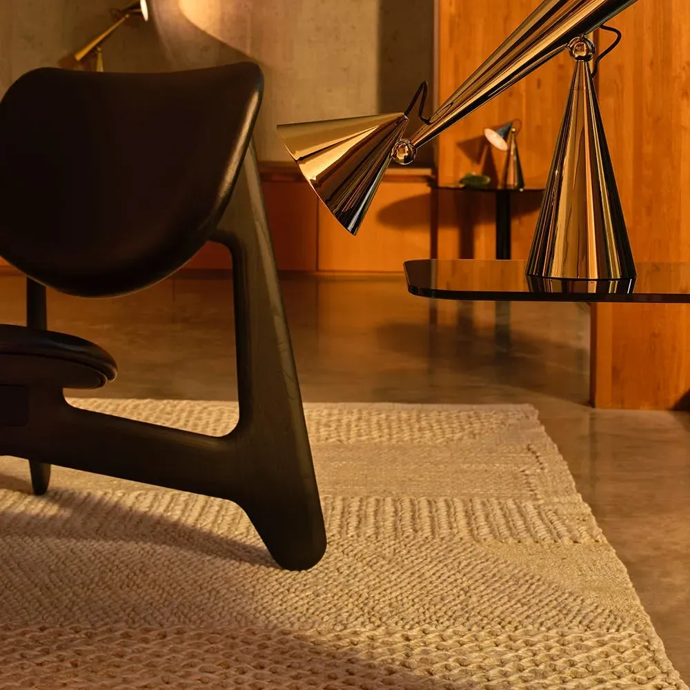 Knotty Rug - White