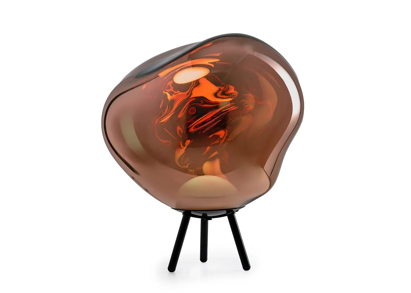Large LED Portable Floor Lamp - Copper image