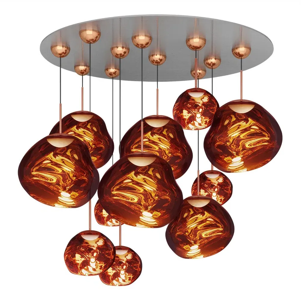 Mega Pendant Light System LED - Copper, Glass
