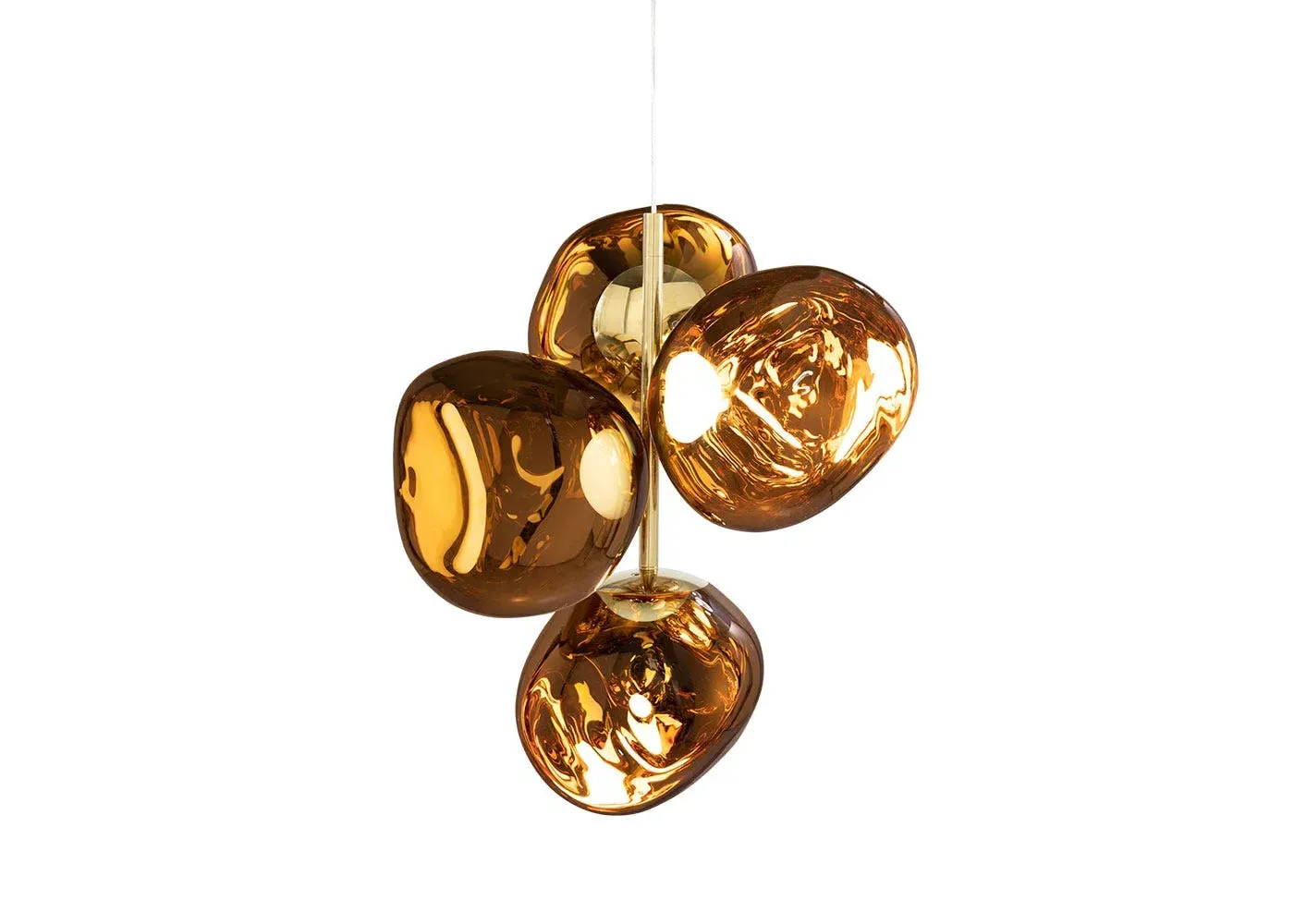 Mini LED Chandelier Light - Gold