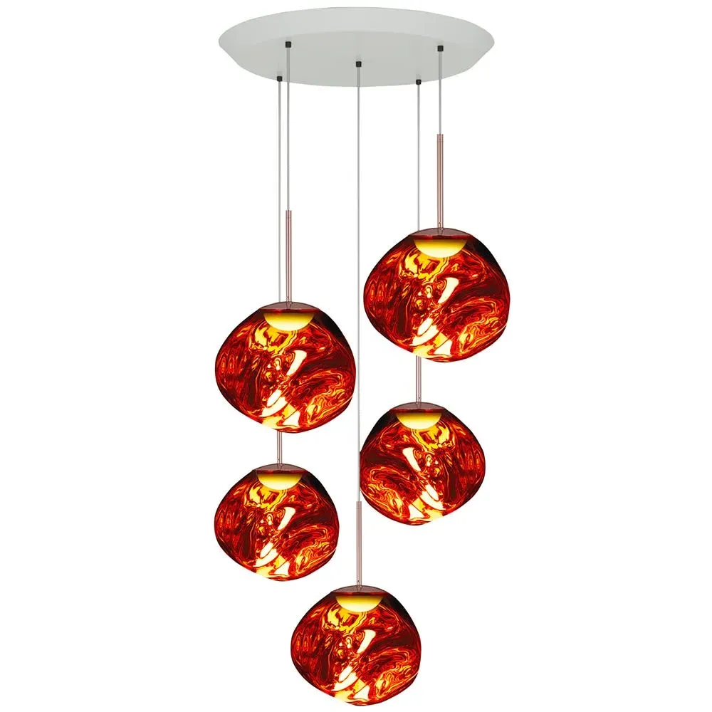 Mini Pendant Light System LED - Copper, Glass image