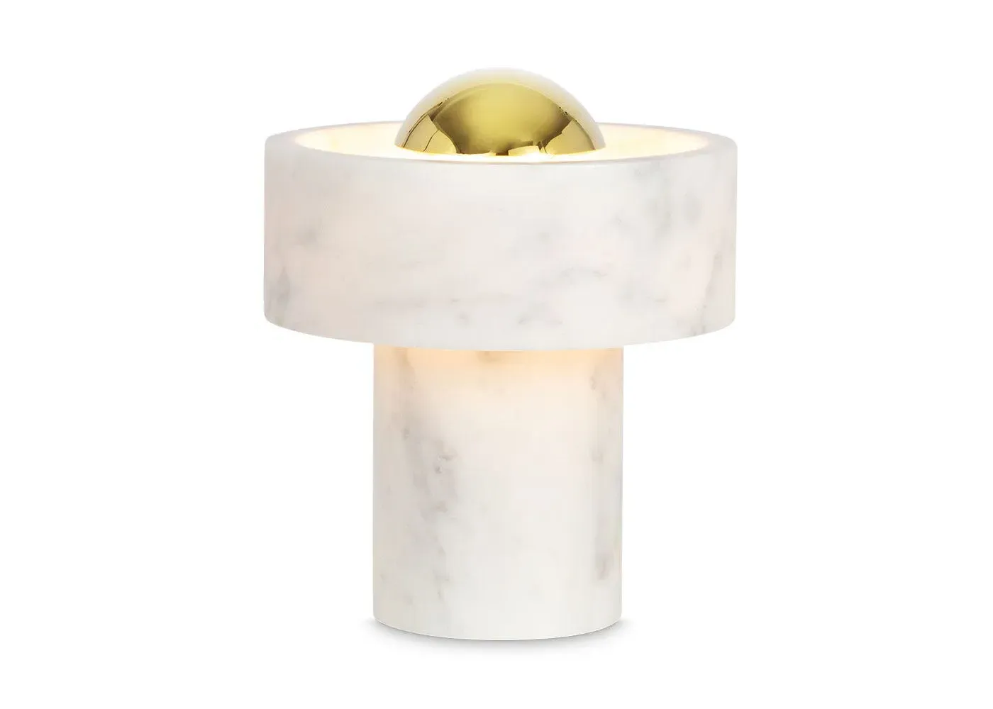 Portable LED Table Lamp - Natural, Stone image