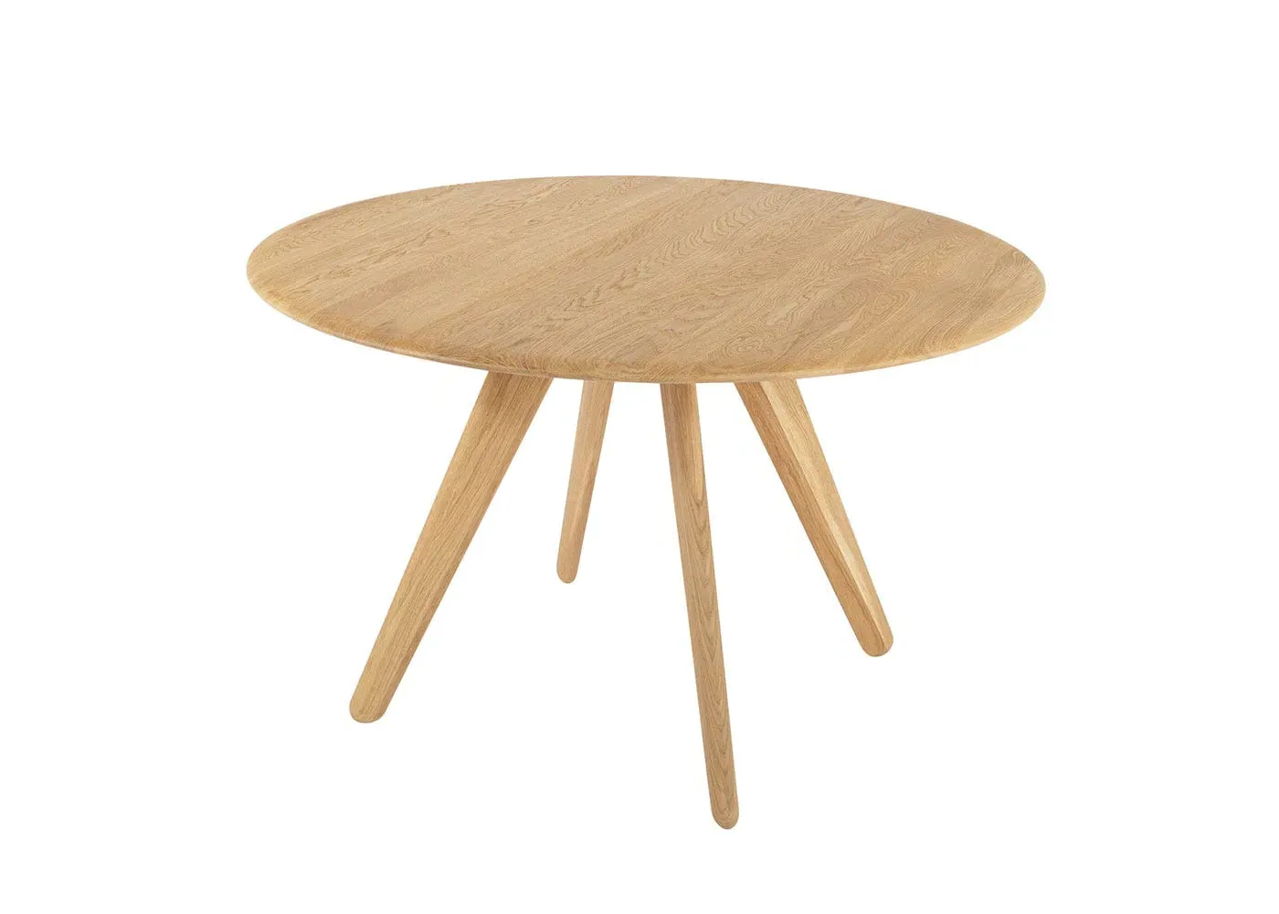 Round Dining Table - Natural, Solid Oak image