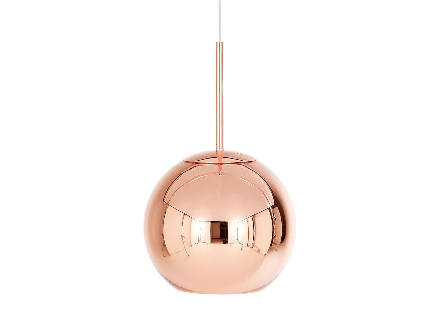 Round LED Pendant Light - Copper image