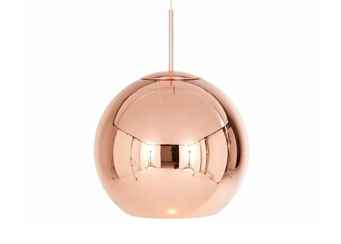 Round LED Pendant Light - Copper image