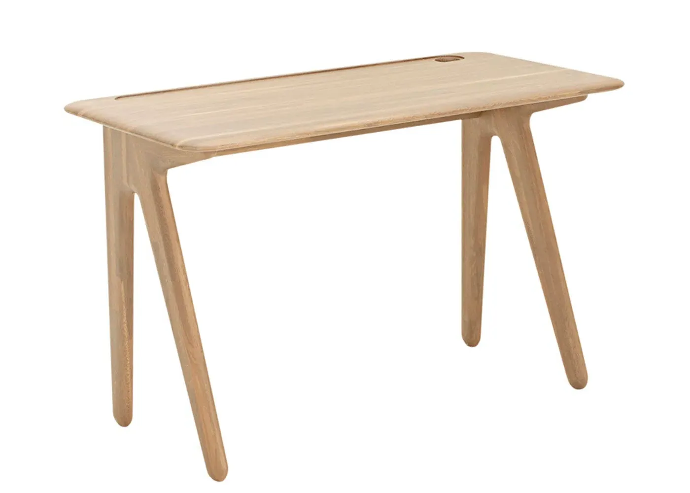 Slab Desk - Natural Oak, Wood image