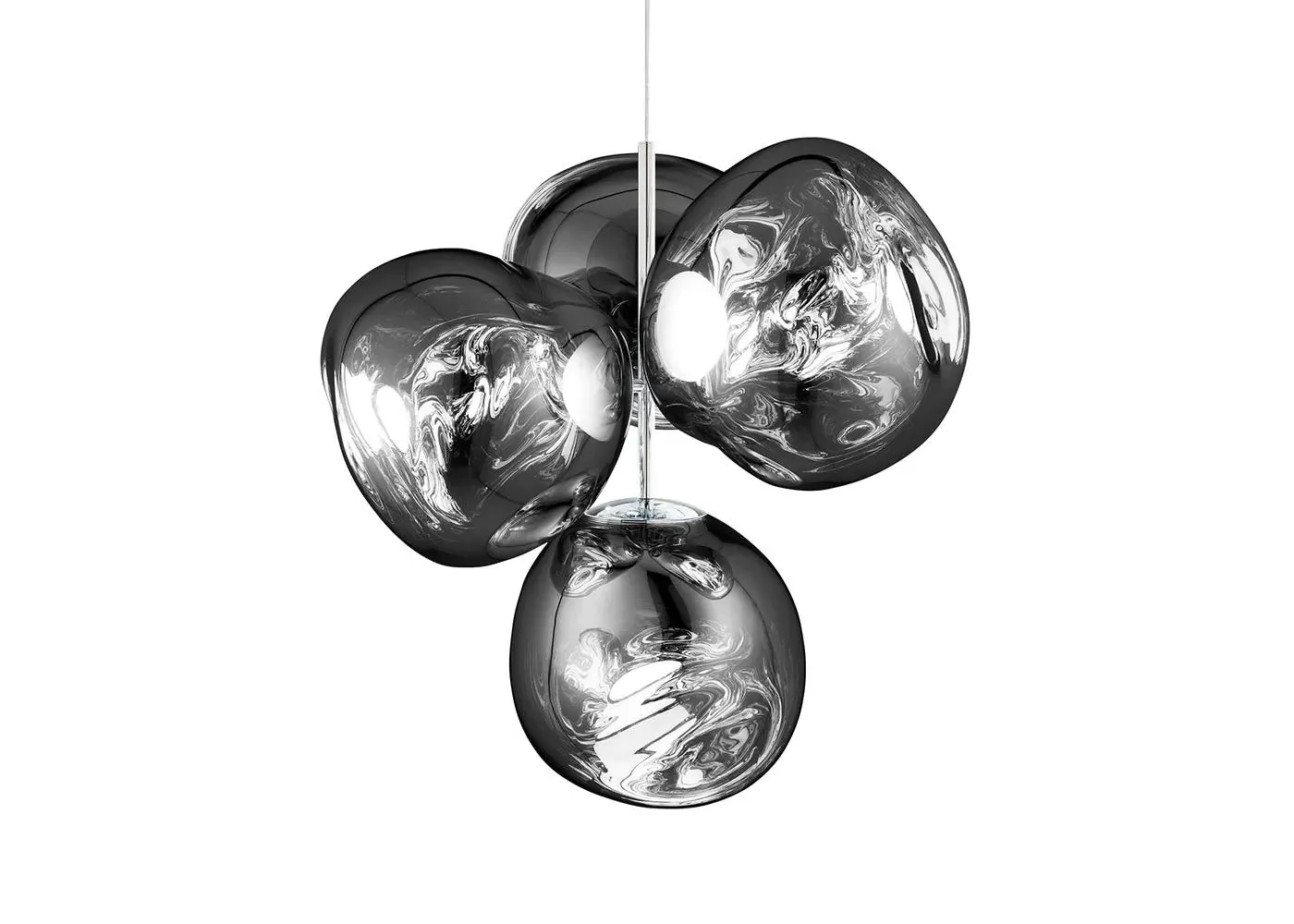 Small LED Chandelier - Chrome