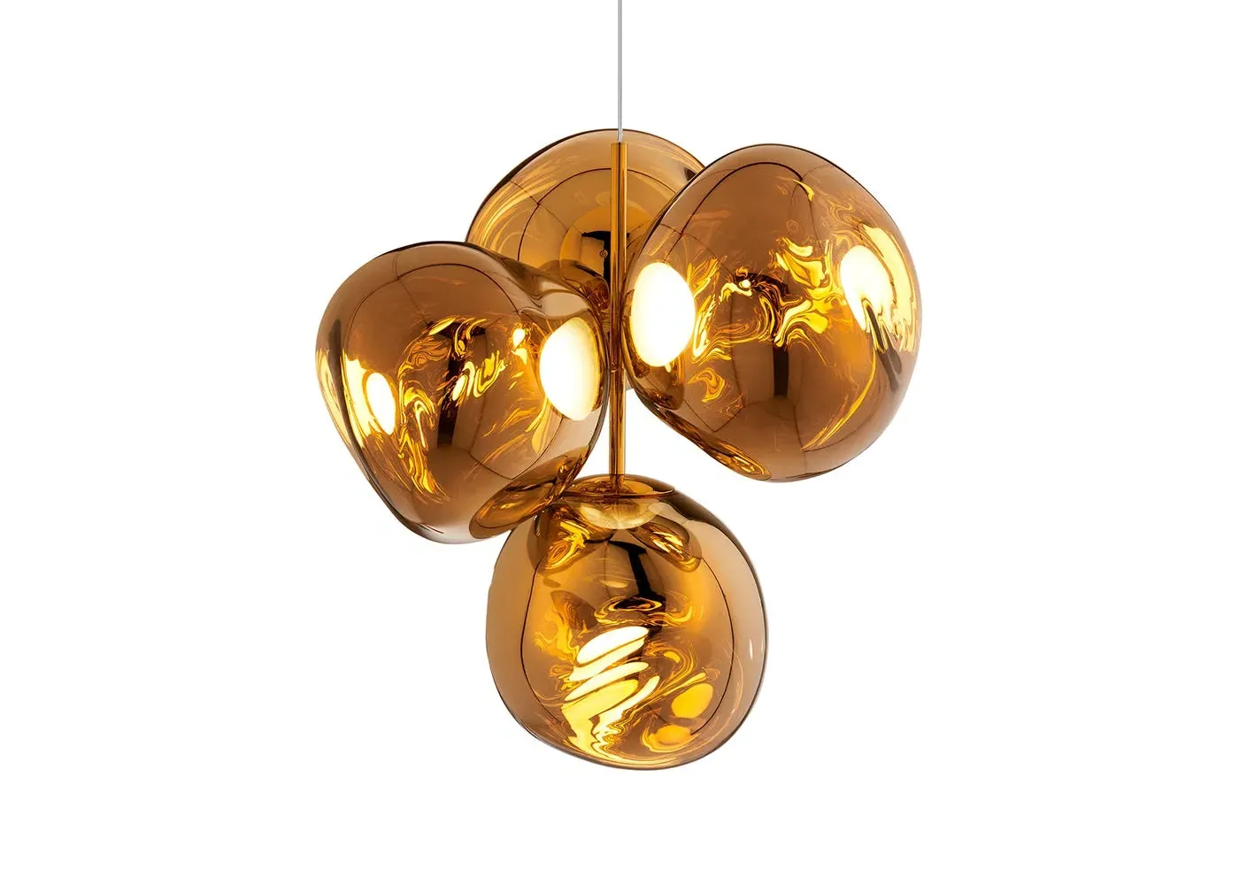 Small LED Chandelier - Gold