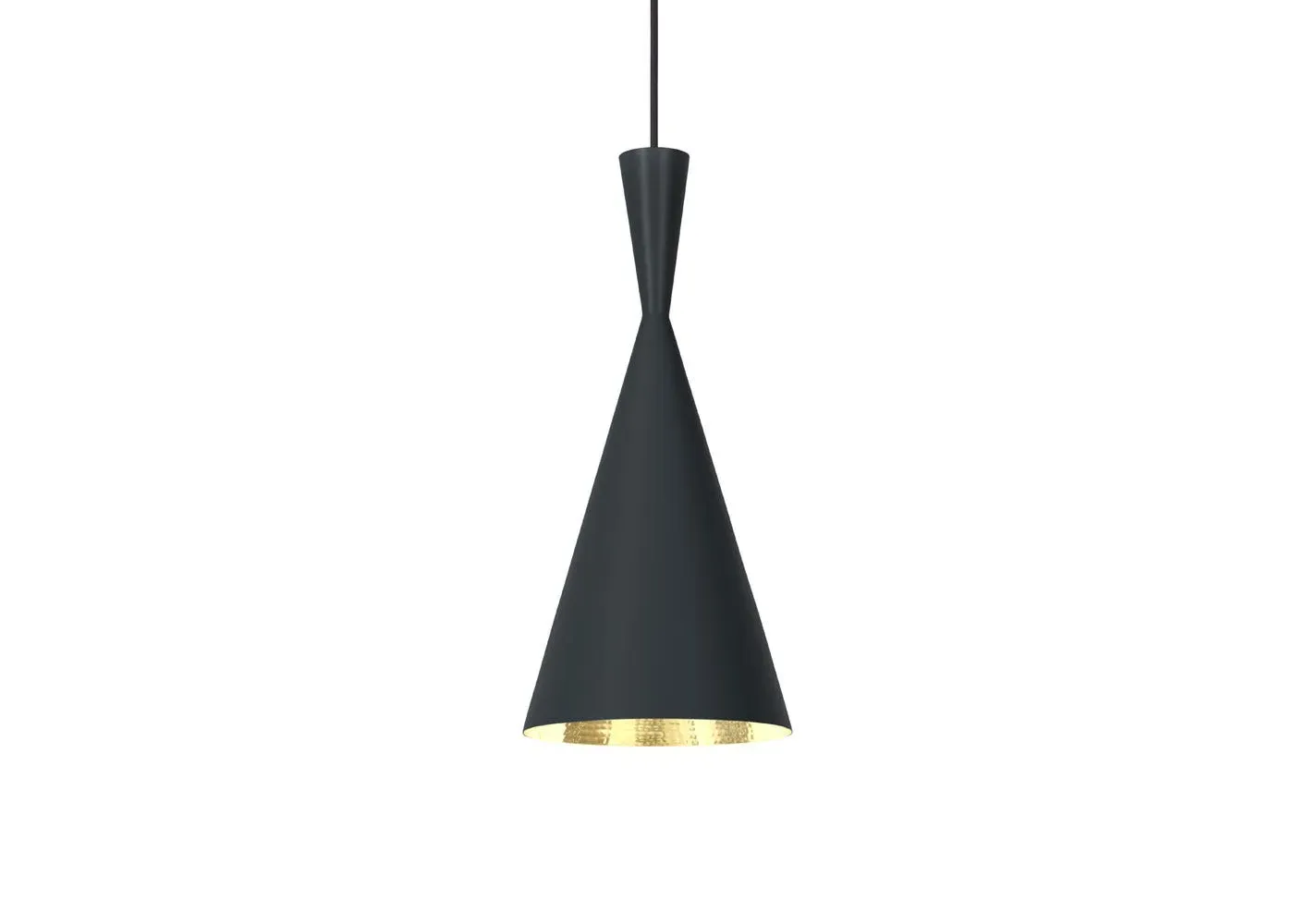 Tall Pendant Light LED - Black, Brass image