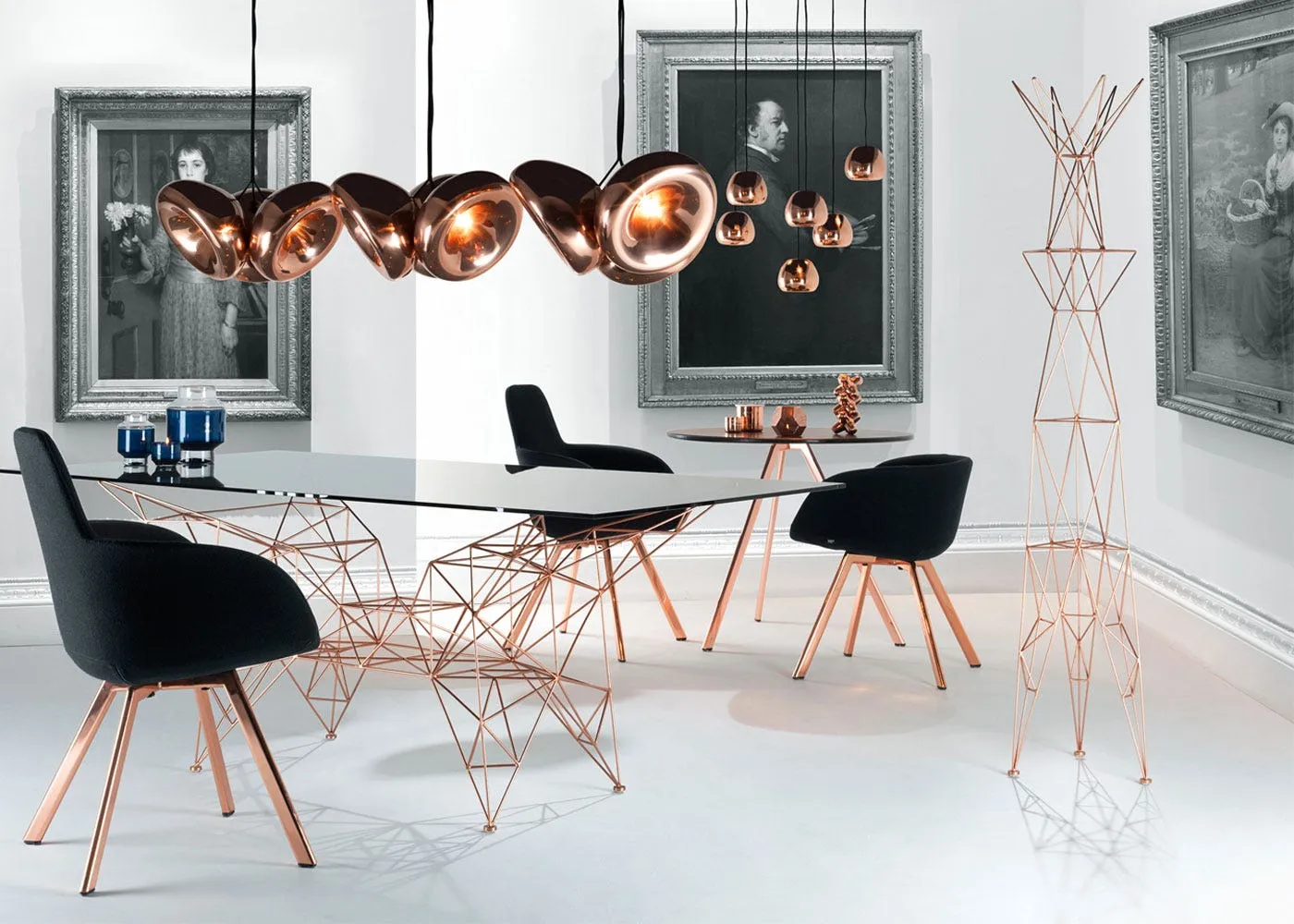 Void LED Pendant Light - Copper