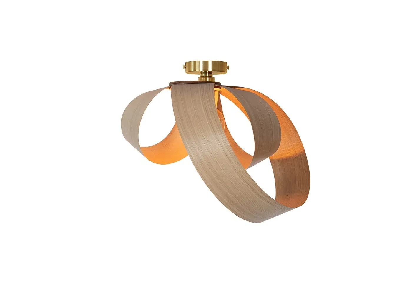 Flush Ceiling Pendant Light - Oak image