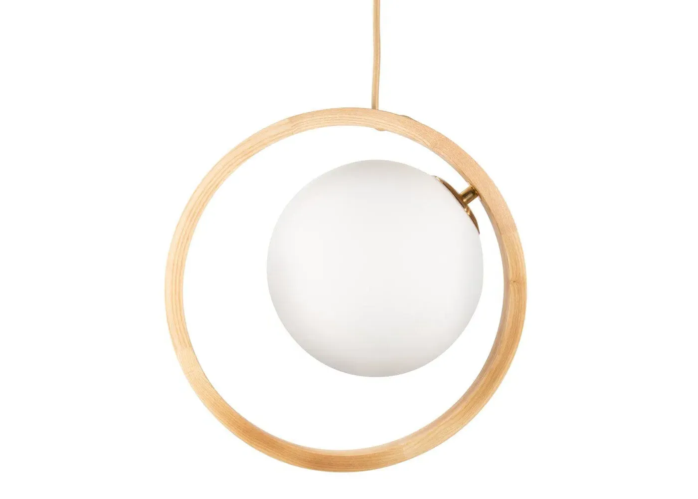 Loer Pendant Light - Light Wood, Ash image