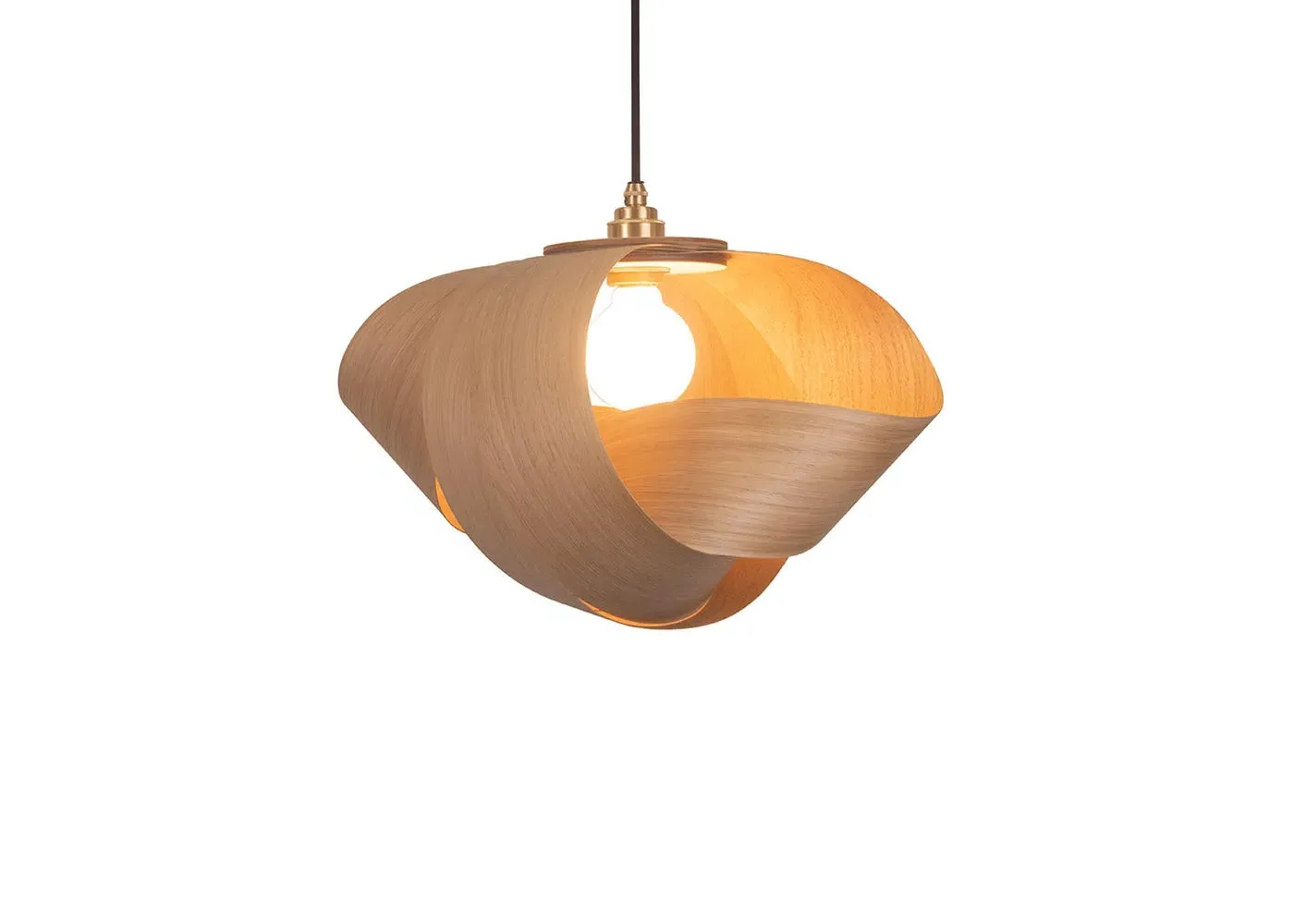 Shore Pendant Light - Oak Wood image