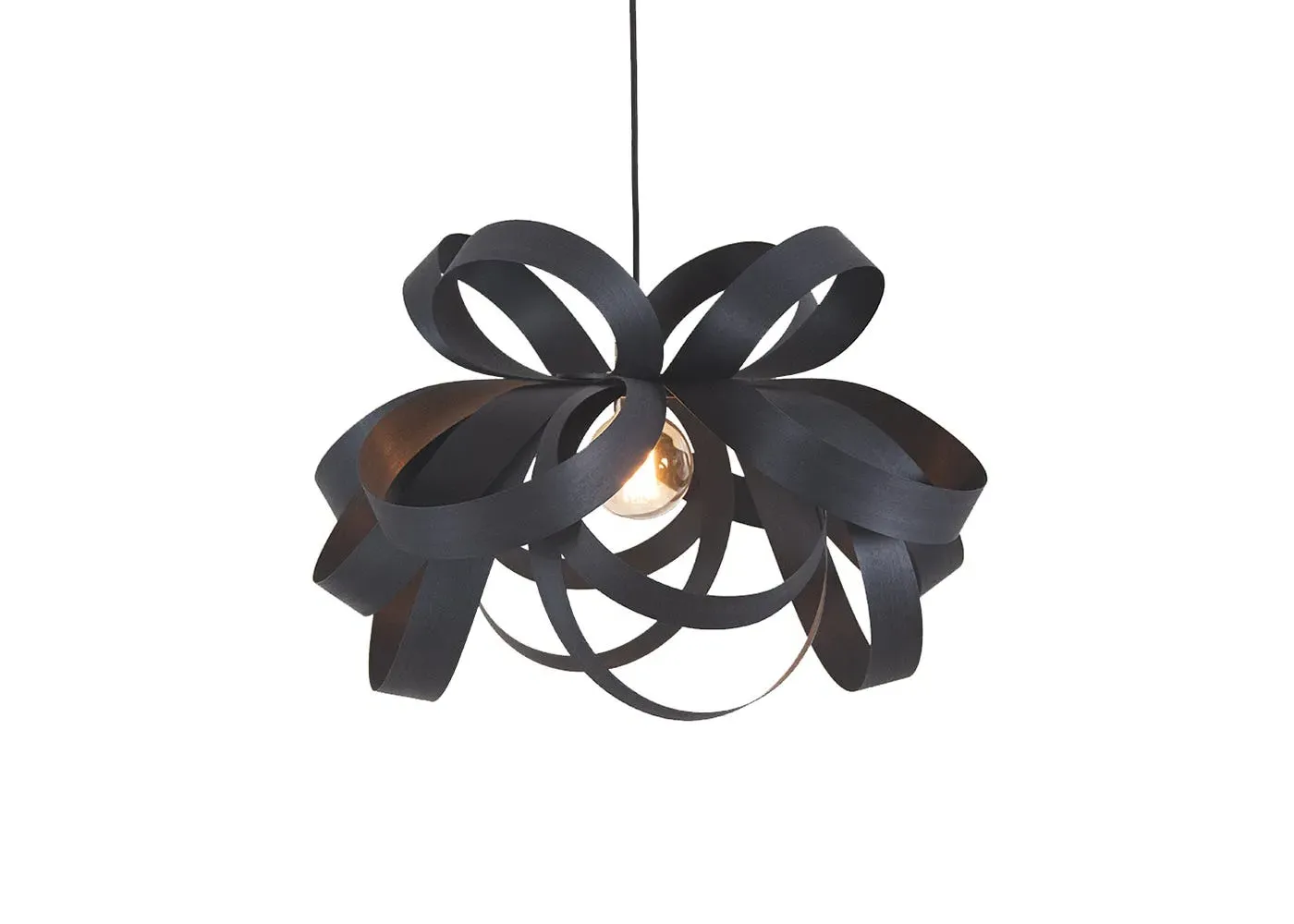 Skipper Pendant Light - Dark Wood