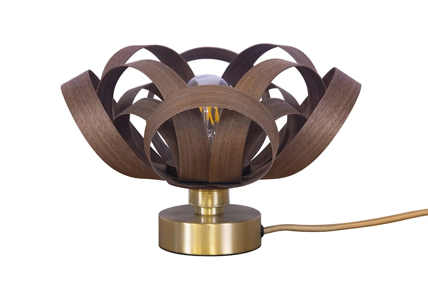 Skipper Table Lamp - Dark Wood, Walnut image