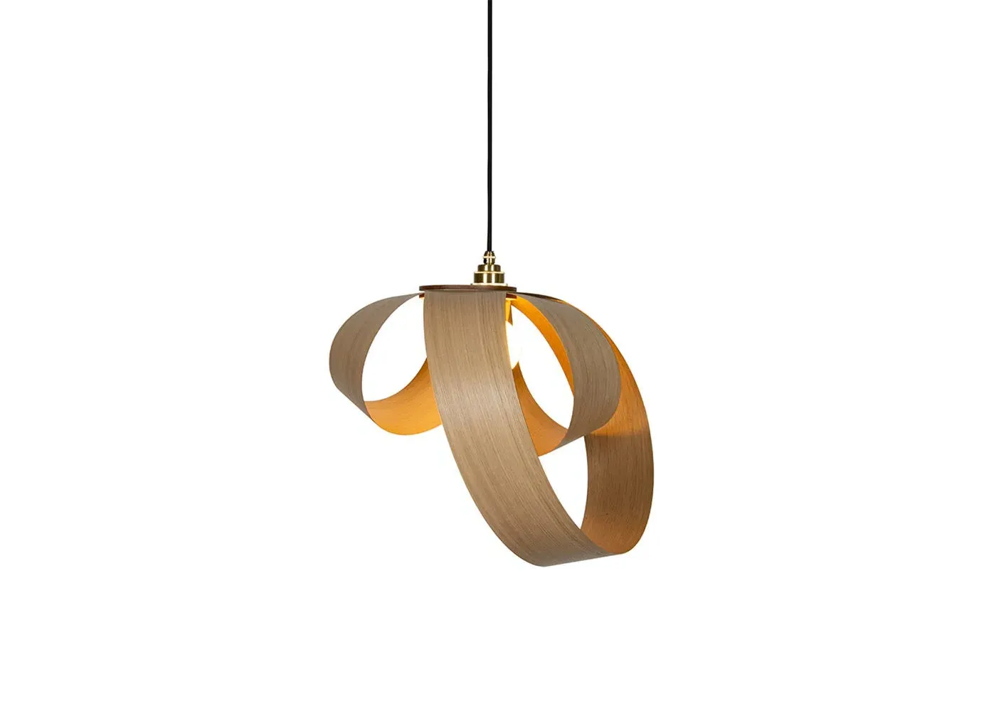 Verso Ceiling Pendant Light - Oak Wood image