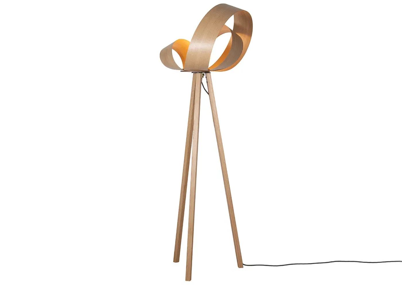 Verso Floor Lamp - Oak Wood image