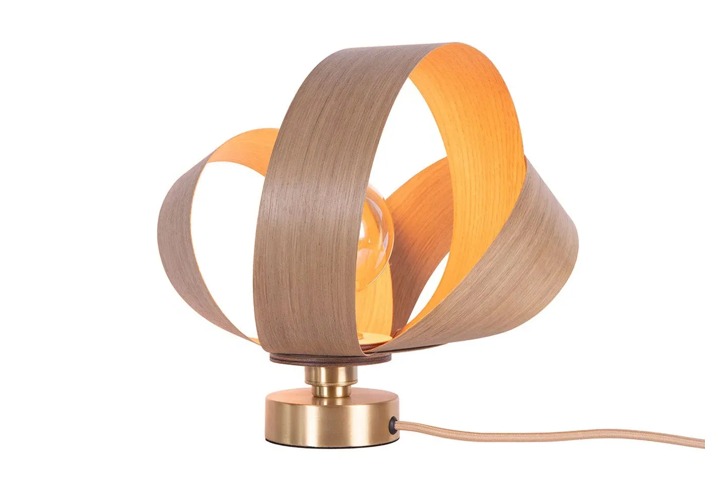 Verso Table Lamp - Light Wood, Oak