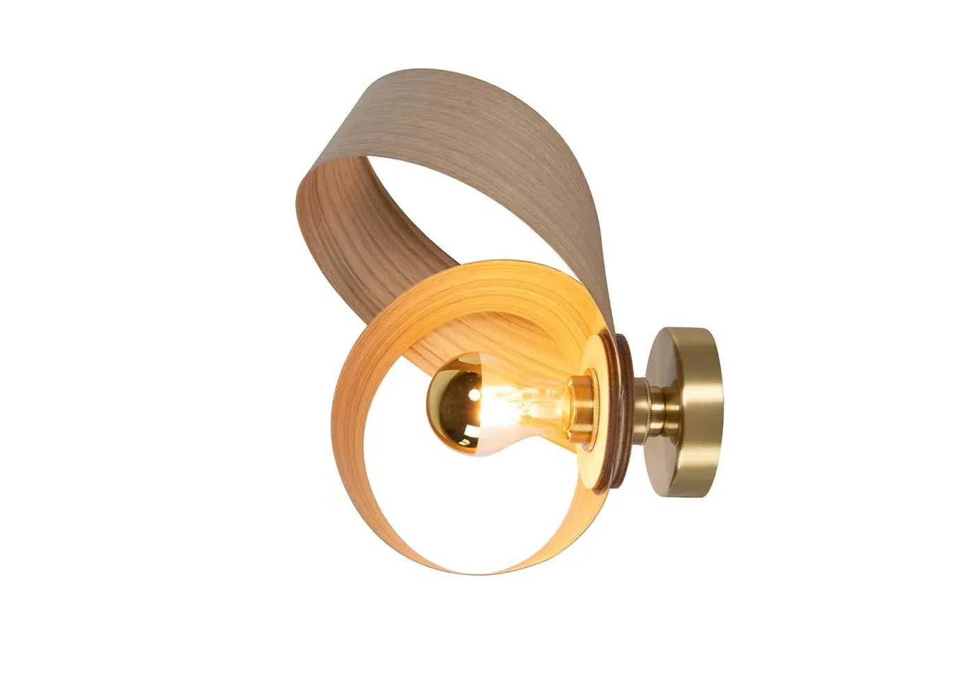 Verso Wall Light - Light Wood, Oak