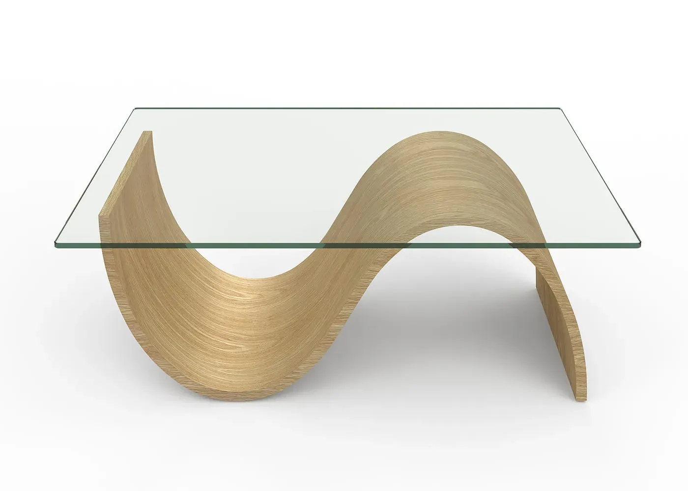 Pulse Coffee Table - Light Wood, Oak