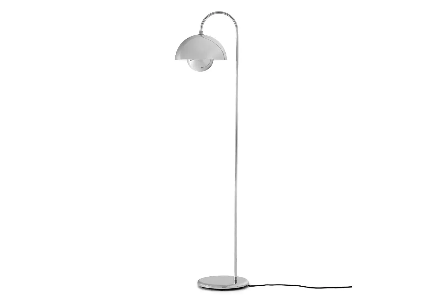 Flowerpot Floor Lamp - Chrome