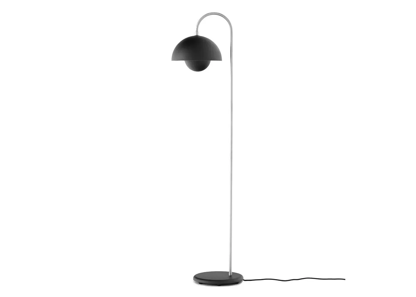 Flowerpot Floor Lamp - Matt Black