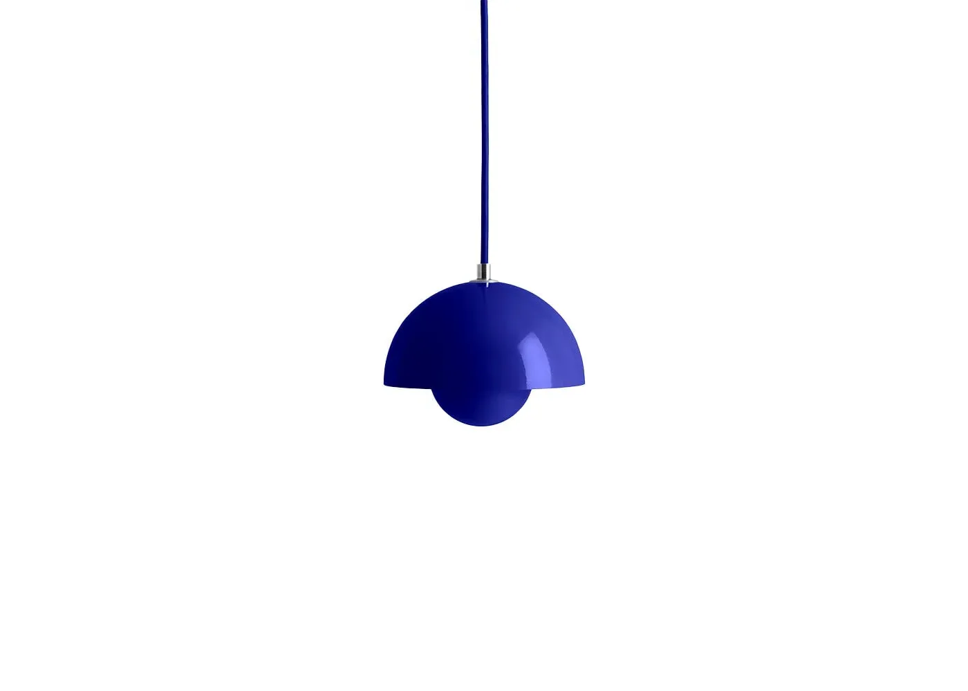Flowerpot Pendant Light - Cobalt Blue, Metal image