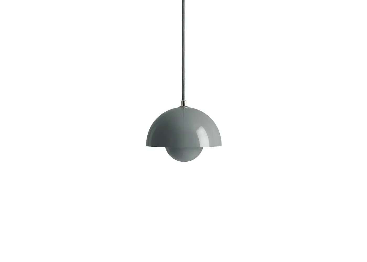 Flowerpot Pendant Light - Stone Blue, Metal
