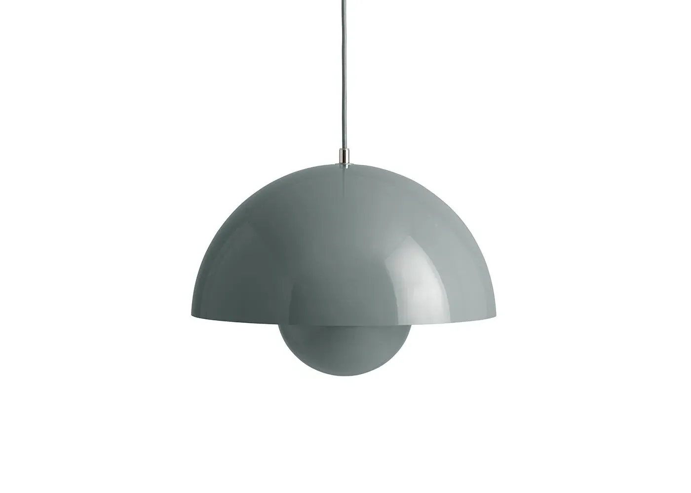 Flowerpot Pendant Light - Stone Blue, Metal