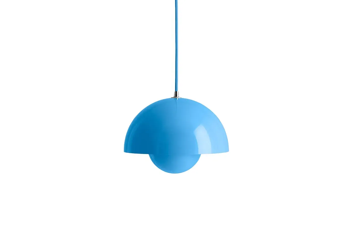 Flowerpot Pendant Light - Swim Blue, Metal