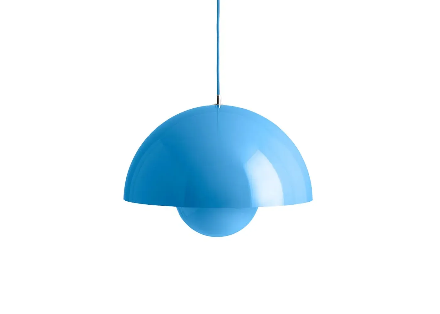 Flowerpot Pendant Light - Swim Blue, Metal