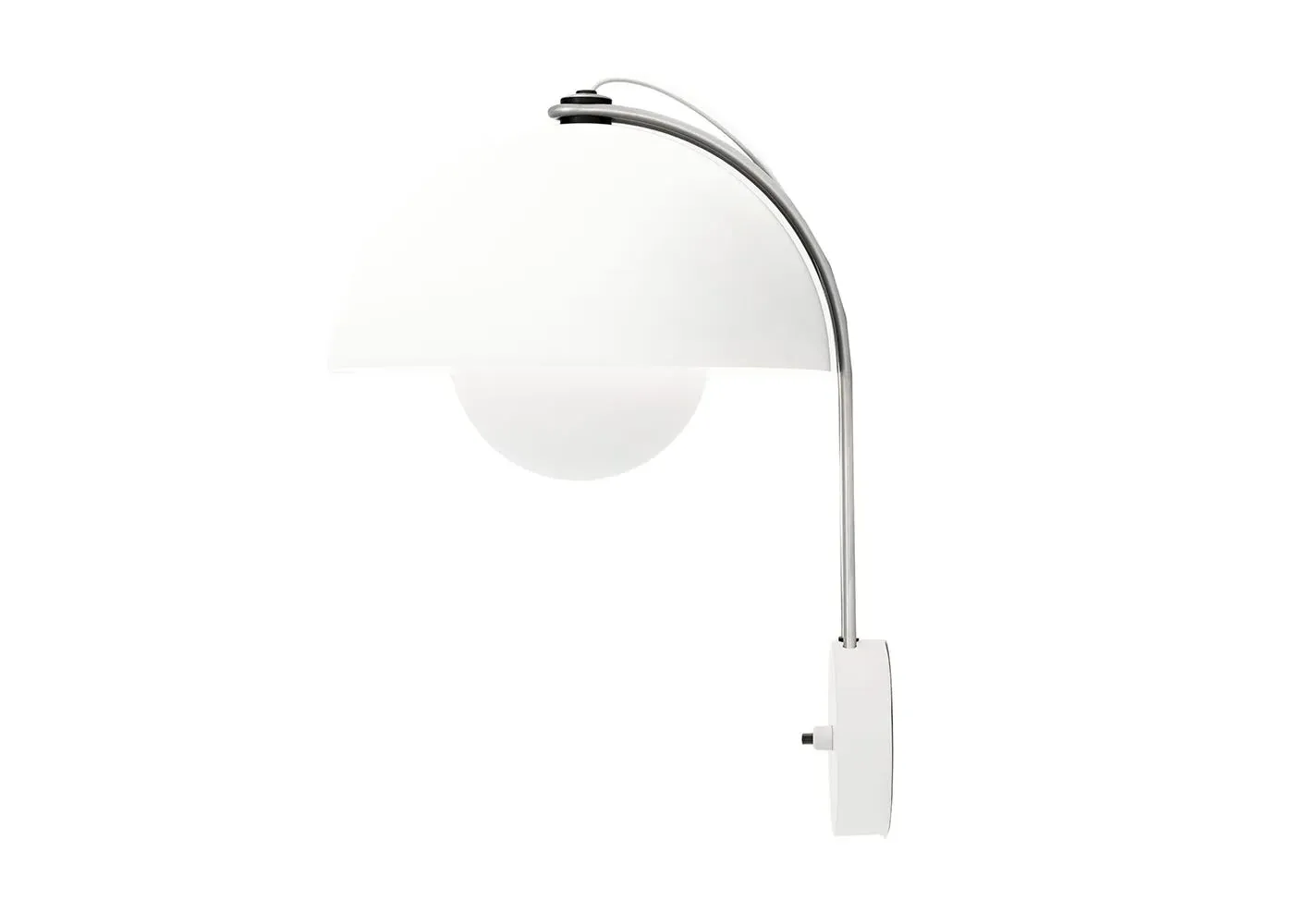 Flowerpot Wall Light - White