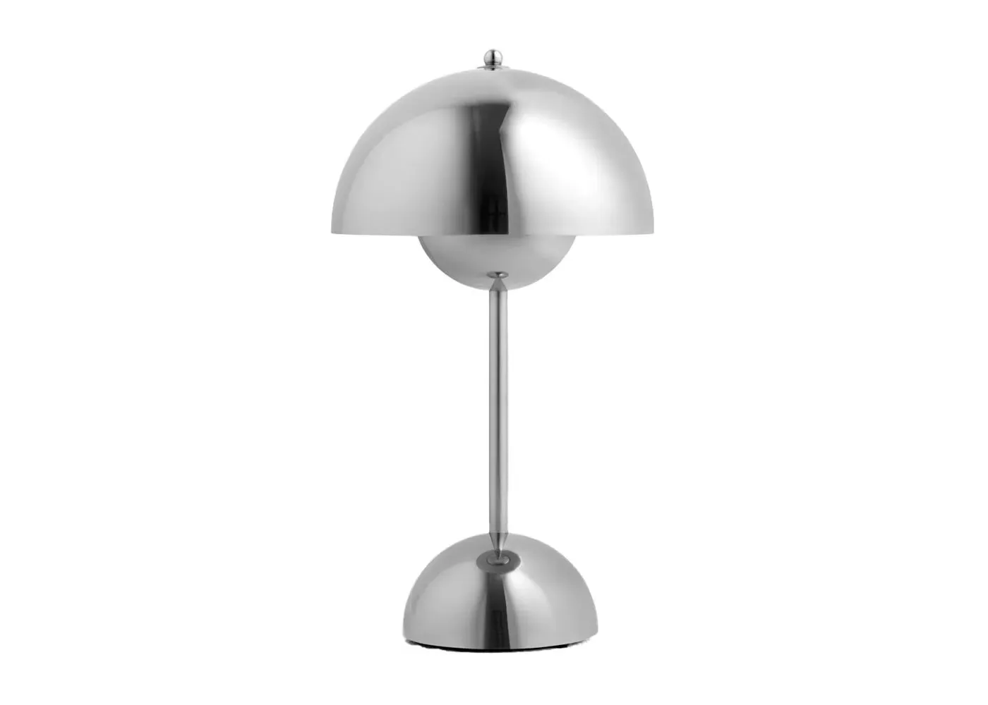 LED Portable Table Lamp - Chrome, Metal