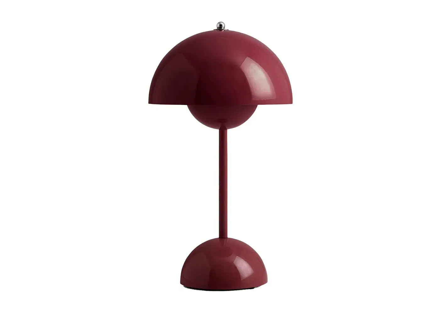 LED Portable Table Lamp - Plum, Metal