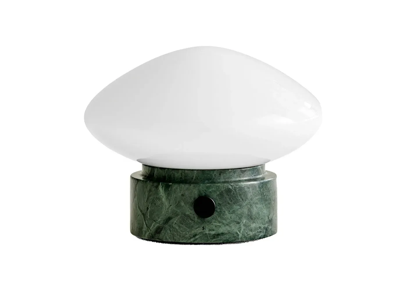 Portable Table Lamp - Verde Guatemala Marble
