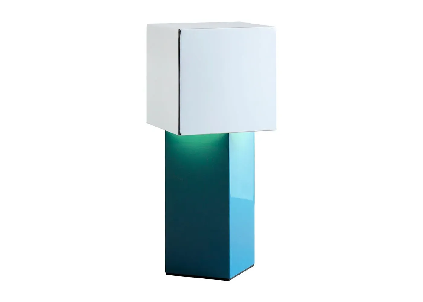 Portable Table Lamp with Pivot Design - Blue image