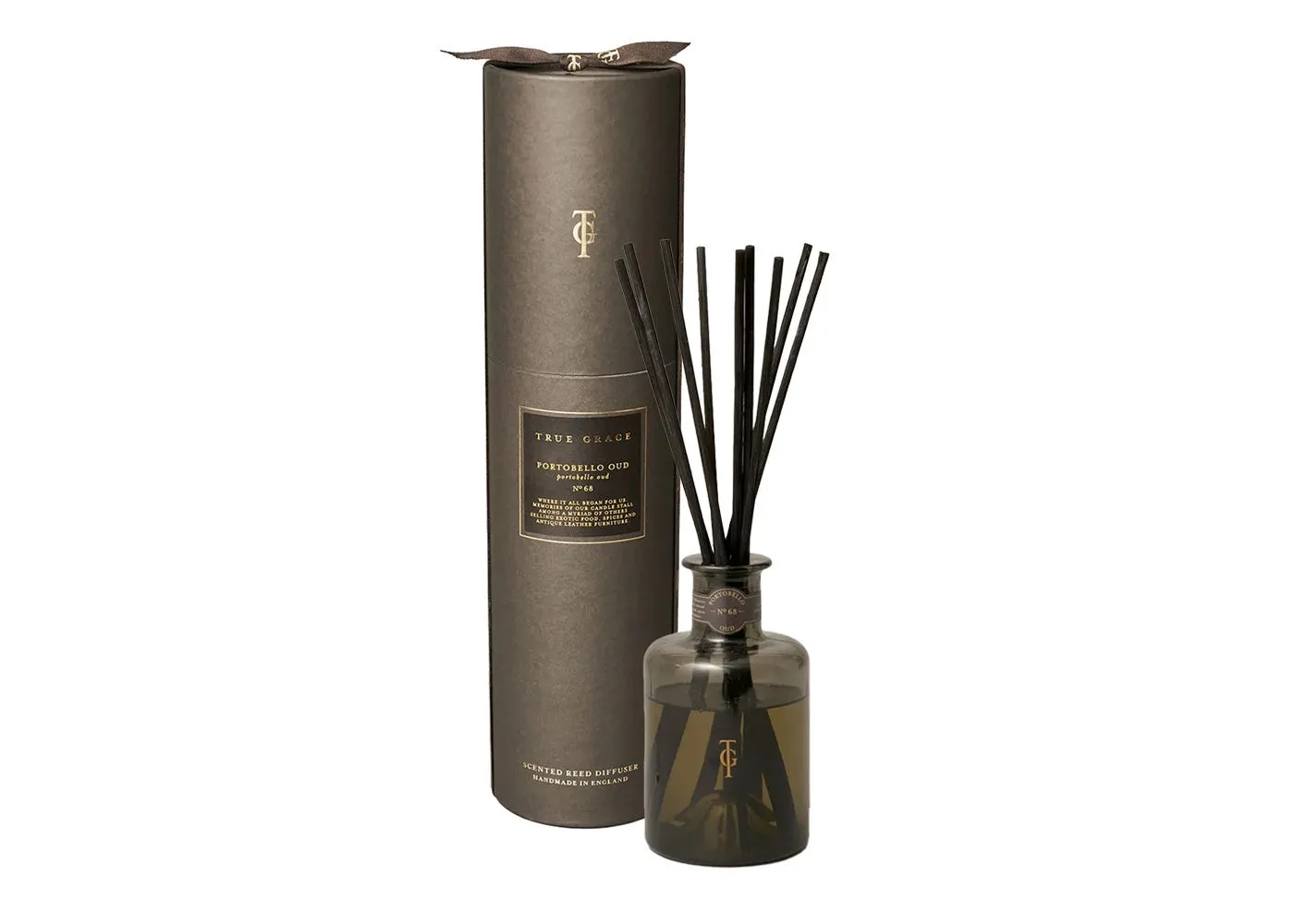 Reed Diffuser with Natural Reeds - Brown image