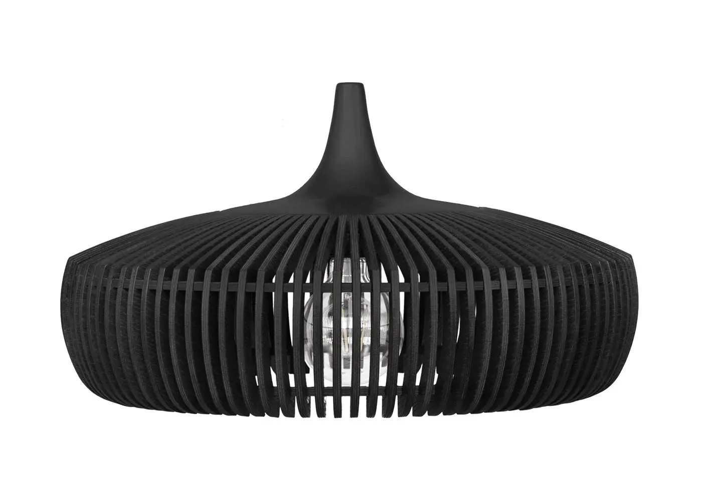 Clava Dine Pendant Shade - Black, Oak image
