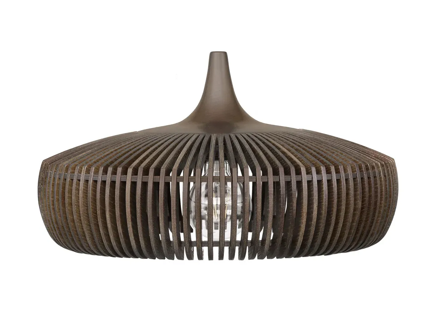 Clava Dine Pendant Shade - Dark Wood, Oak