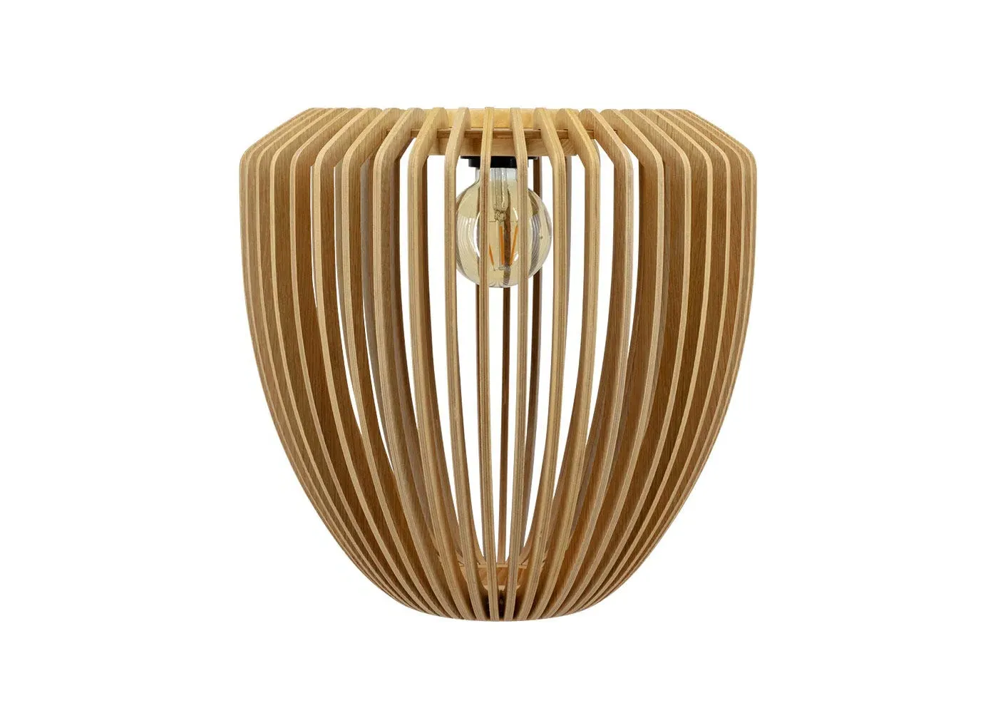 Clava Wood Easyfit Lamp Shade - Natural, Oak