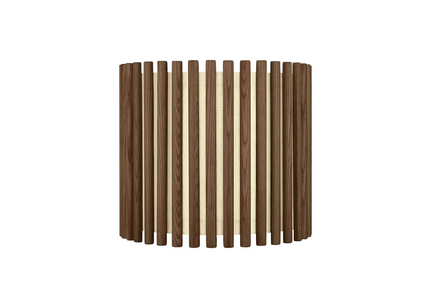 Medium Circle Lamp Shade - Dark Oak, Wood image