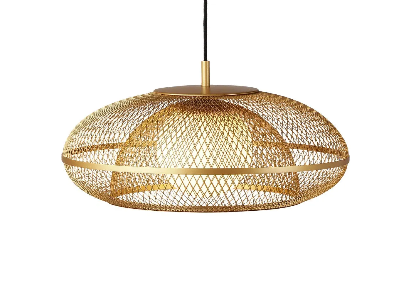 Medium Pendant Light Shade - Gold, Brass image
