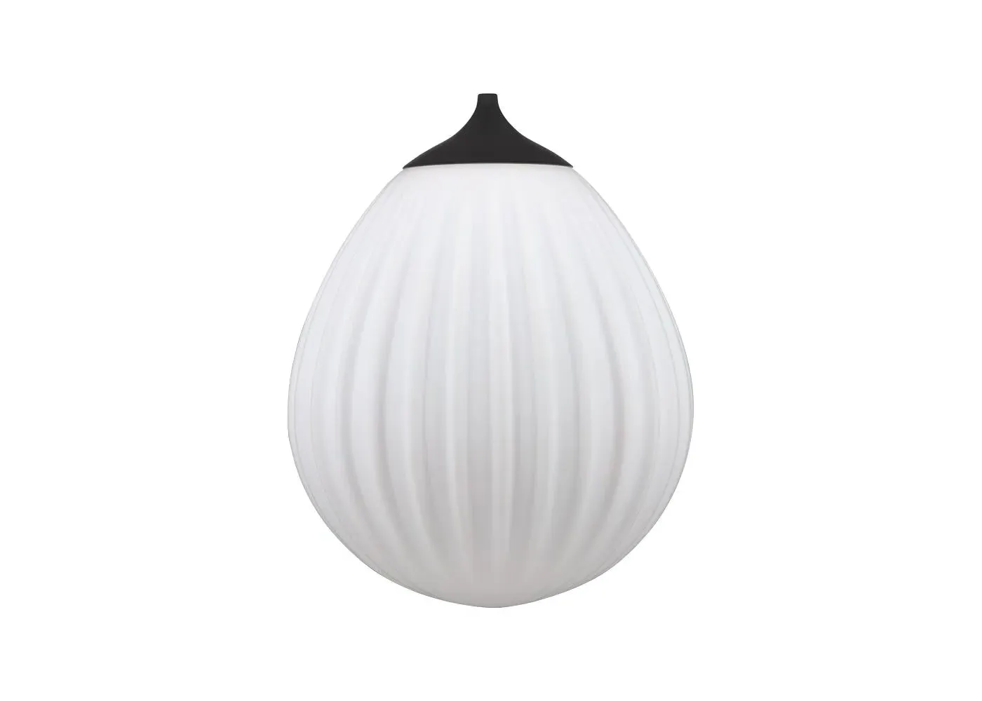 Round Pendant Shade - Black, Metal image