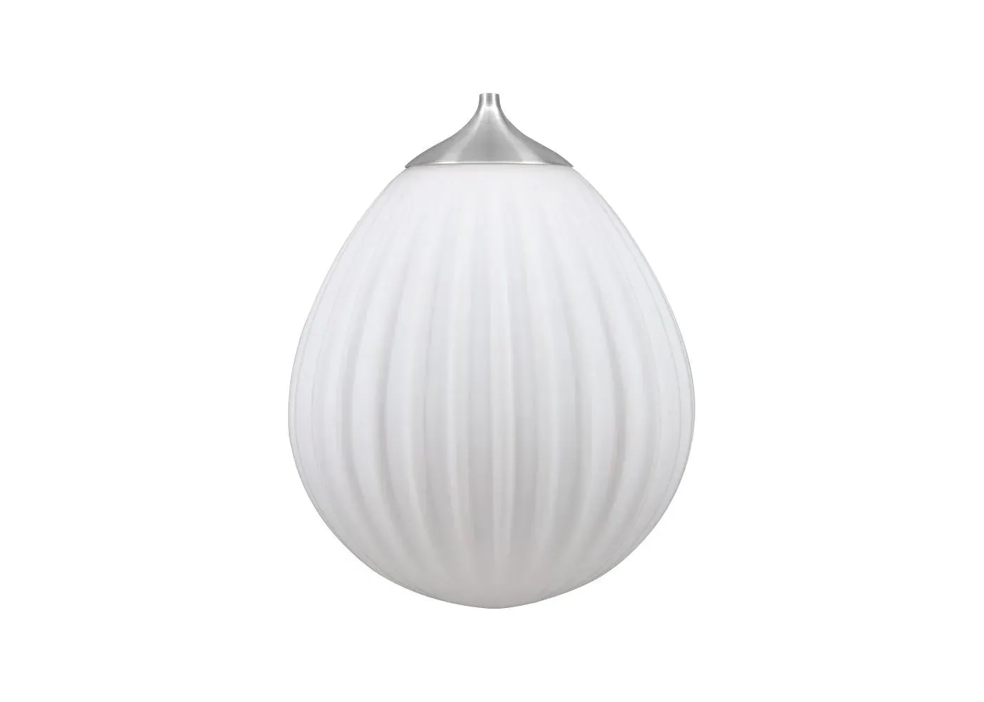 Round Pendant Shade - Silver, Stainless Steel