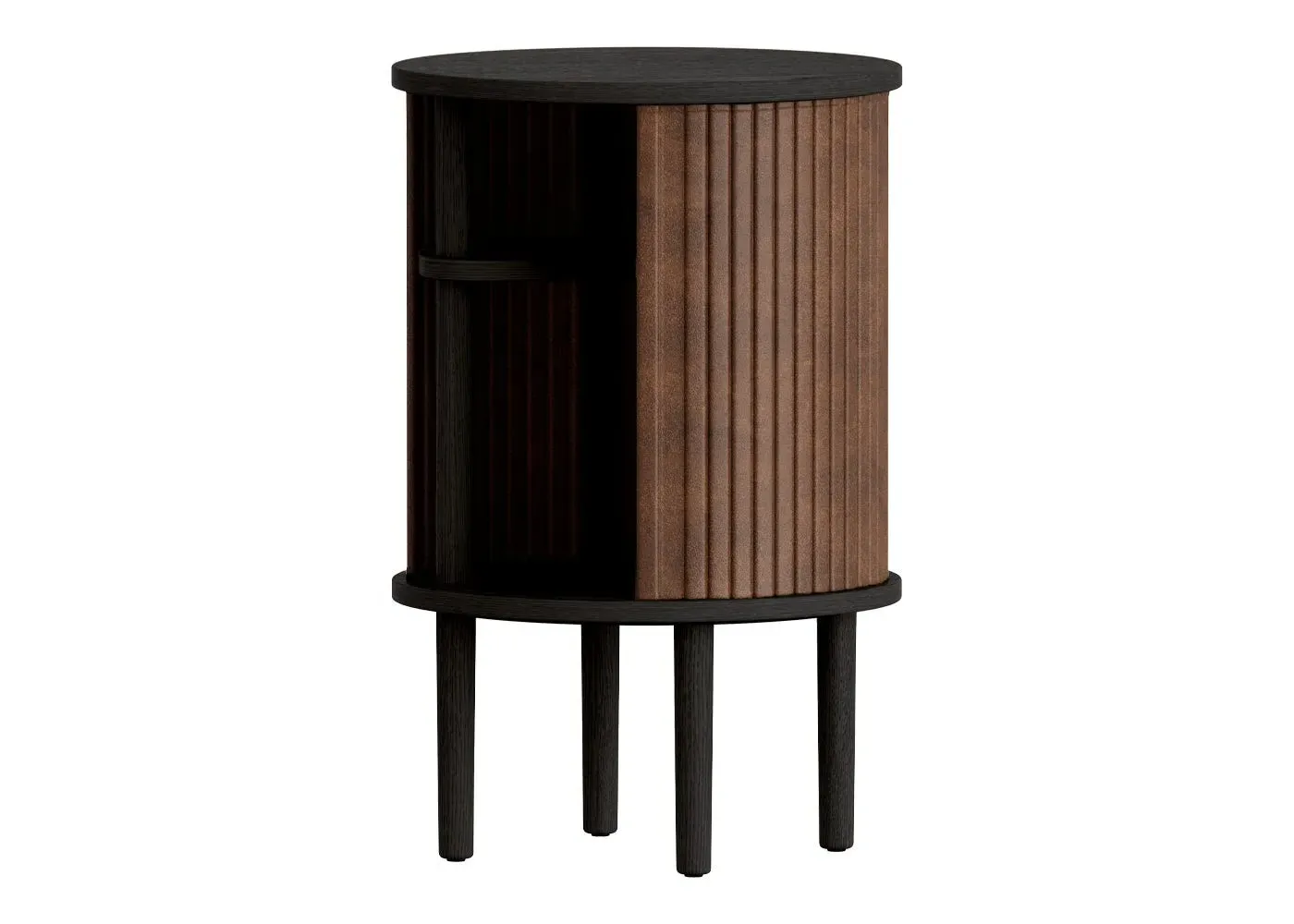 Side Table - Brown, Black image