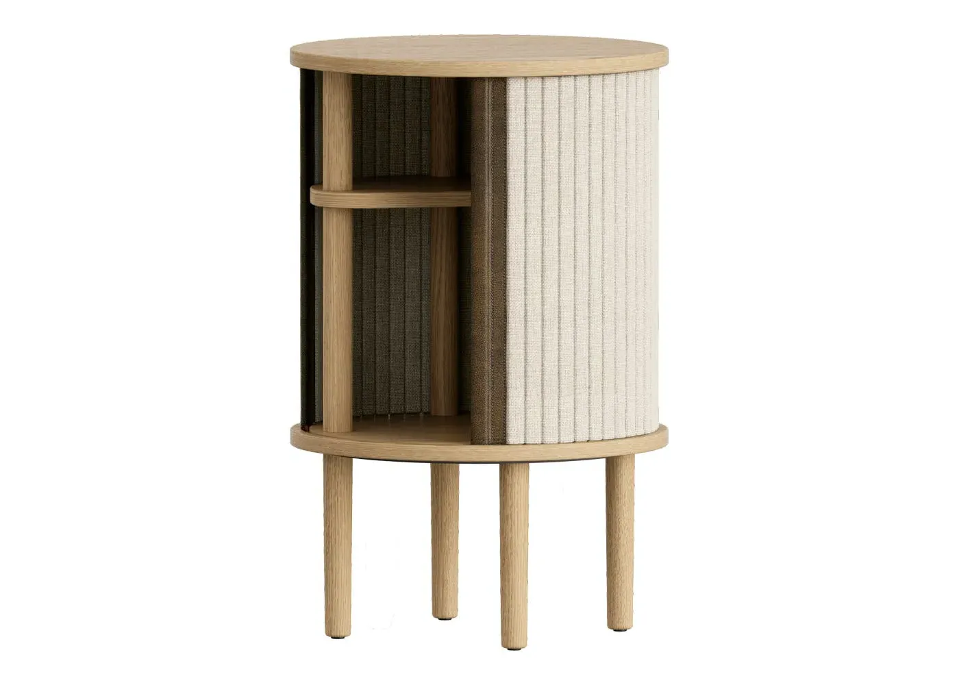 Side Table - Cream, Oak