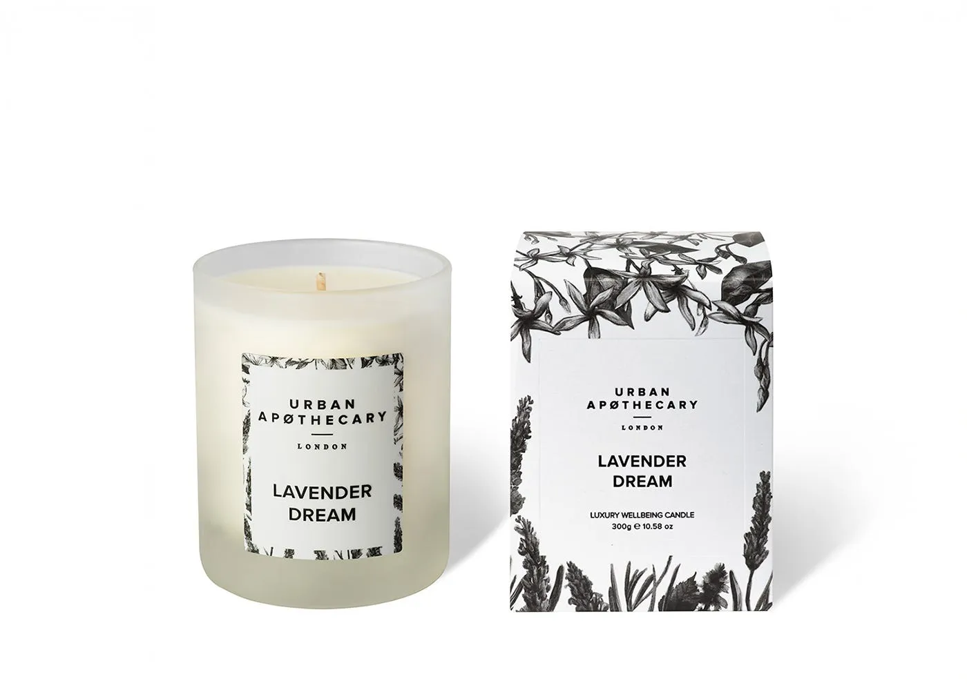 Luxury Candle Lavender Dream - White image